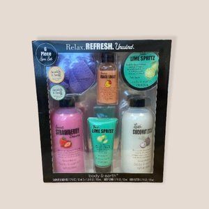 COPY - Body And Earth 6 Piece Spa Set Shower & Bath Gel Body Scrub & Body Butter